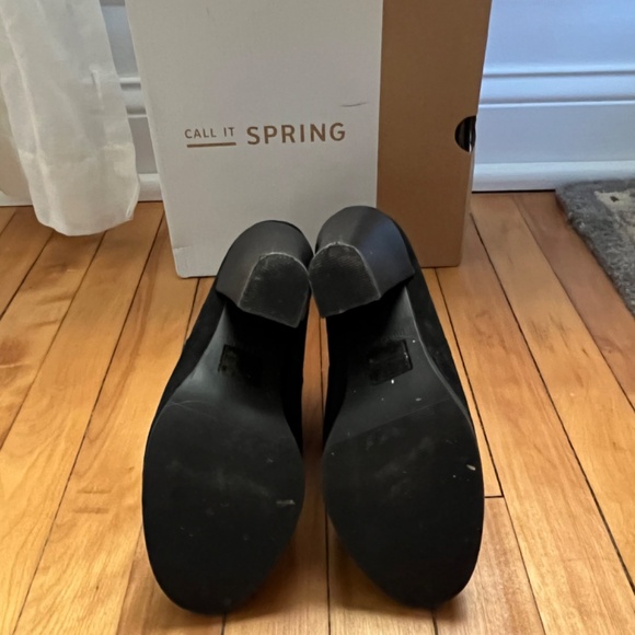 Call It Spring Black Suede Booties - Picture 13 of 16
